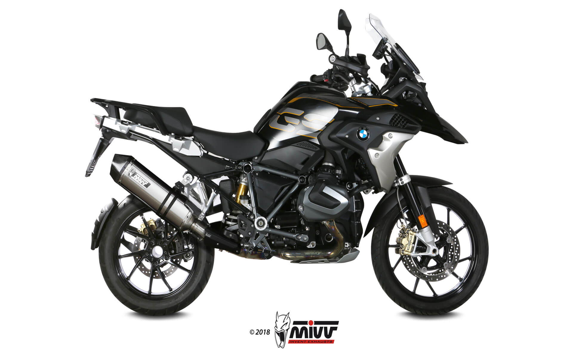 Mivv Speed Edge Slip-On Exhaust for BMW R 1250 GSA 2019-22