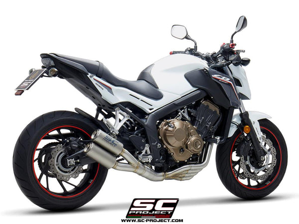 SC Project Twin CR-T Full Exhaust for HONDA CB650F (2017-18)
