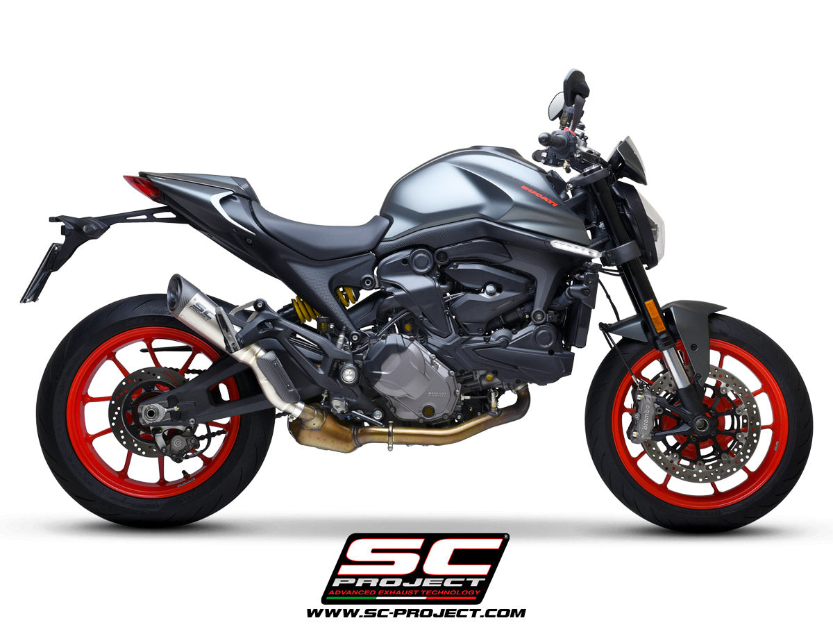 SC Project S1 Slip-On Exhaust for Ducati Monster 937 2021-22