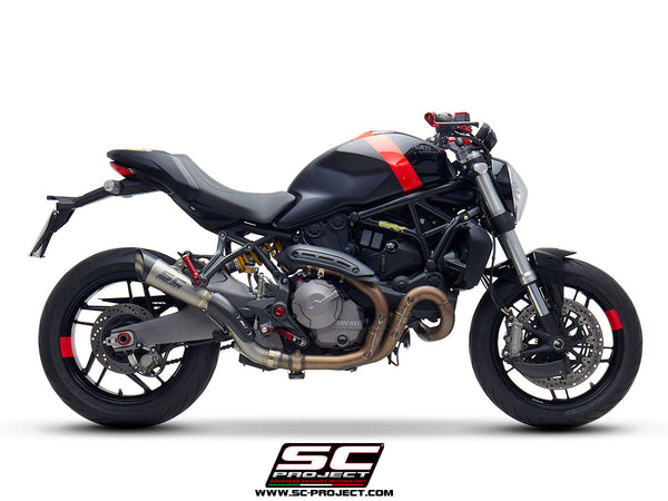 SC Project S1 Slip-On Exhaust for Ducati Monster 821 2018-21