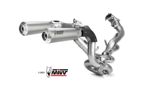 Mivv Titanium Full Exhaust System For Ducati Panigale V2 2020-22