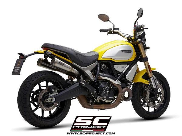 SC Project 70s Conical Slip-On Exhaust for Ducati Scrambler 1100 2018-19