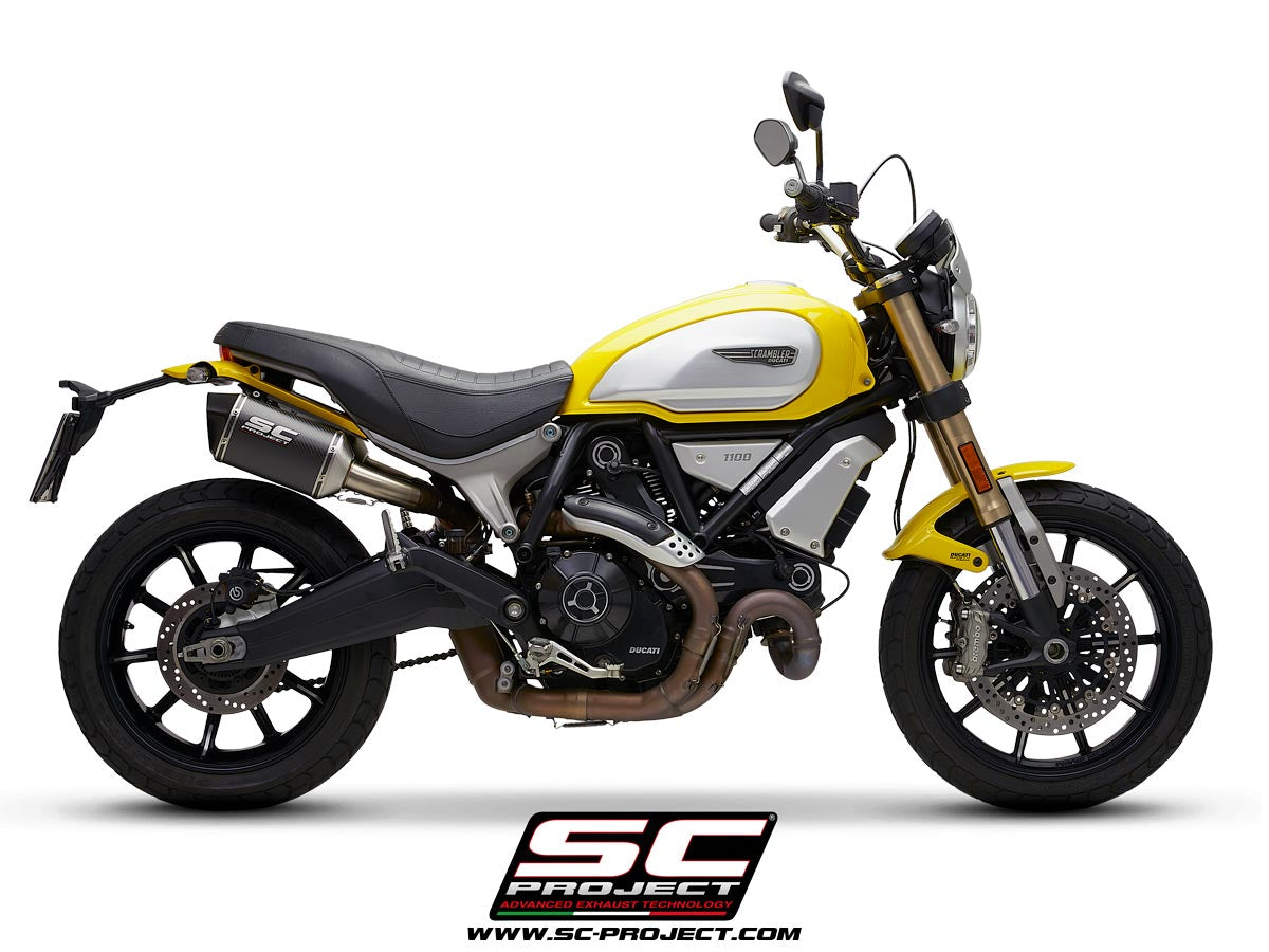 SC Project MTR Slip-On Exhaust for Ducati Scrambler 1100 2018-19