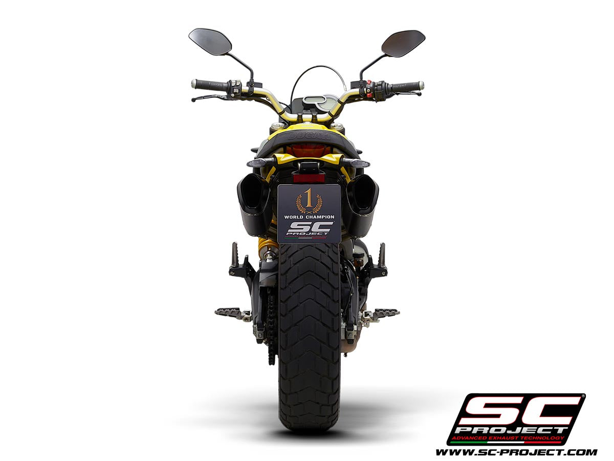 SC Project MTR Slip-On Exhaust for Ducati Scrambler 1100 2018-19