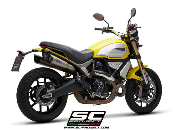 SC Project S1 Slip-On Exhaust for Ducati Scrambler 1100 2018-19