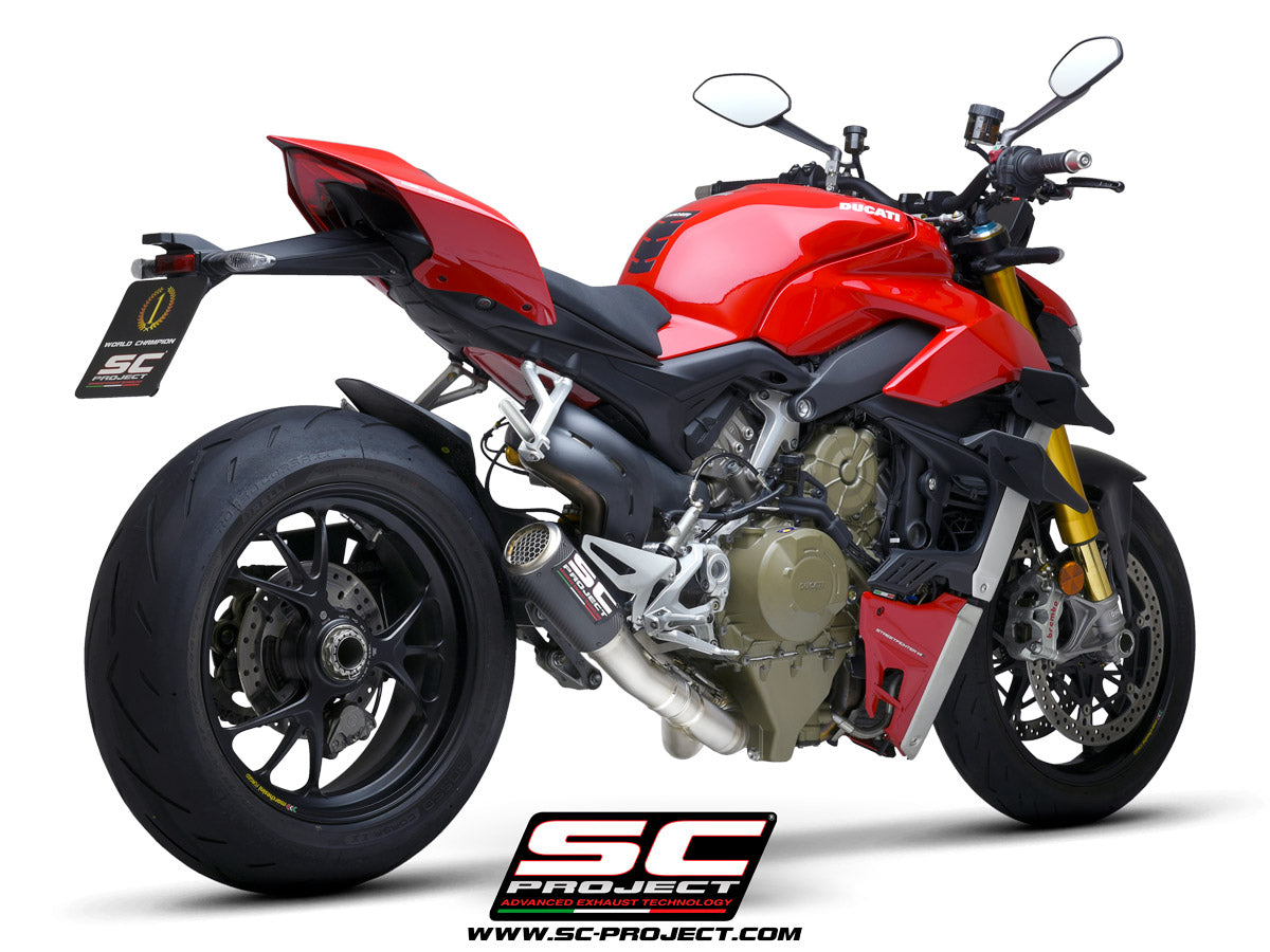 SC Project CR-T M2 2-1 Full Exhaust System for Ducati Streetfighter V4 2020