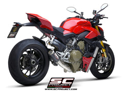 SC Project CR-T M2 2-1 Full Exhaust System for Ducati Streetfighter V4 2021-22