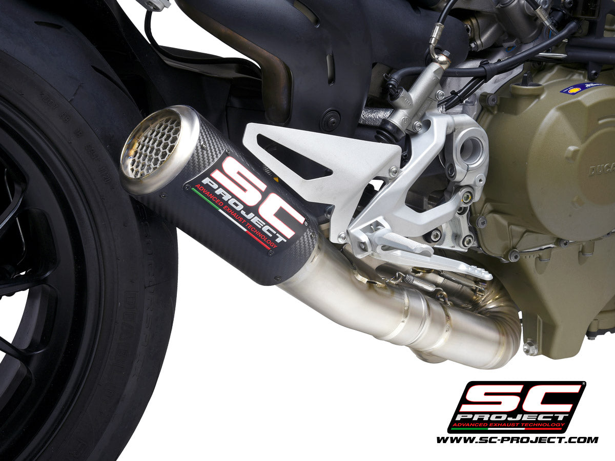 SC Project CR-T M2 2-1 Full Exhaust System for Ducati Streetfighter V4 2020