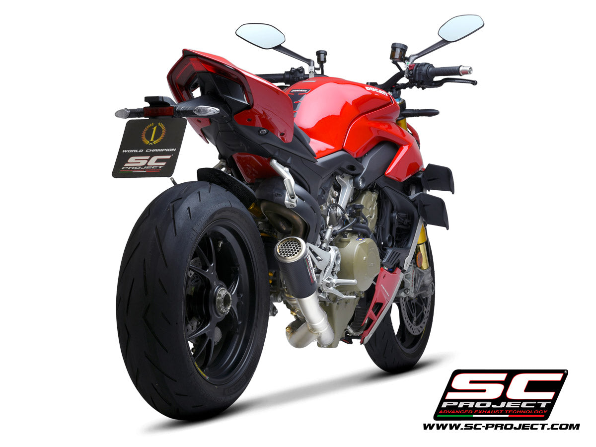 SC Project CR-T M2 2-1 Full Exhaust System for Ducati Streetfighter V4 2020