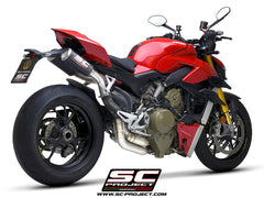 SC Project CR-T M2 2-1-2 Half Exhaust System for Ducati Streetfighter V4 2020