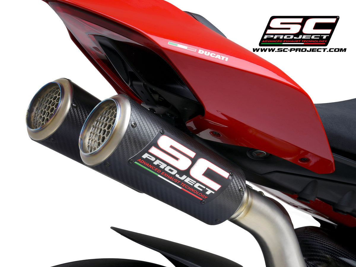 SC Project CR-T M2 2-1-2 Half Exhaust System for Ducati Streetfighter V4 2020