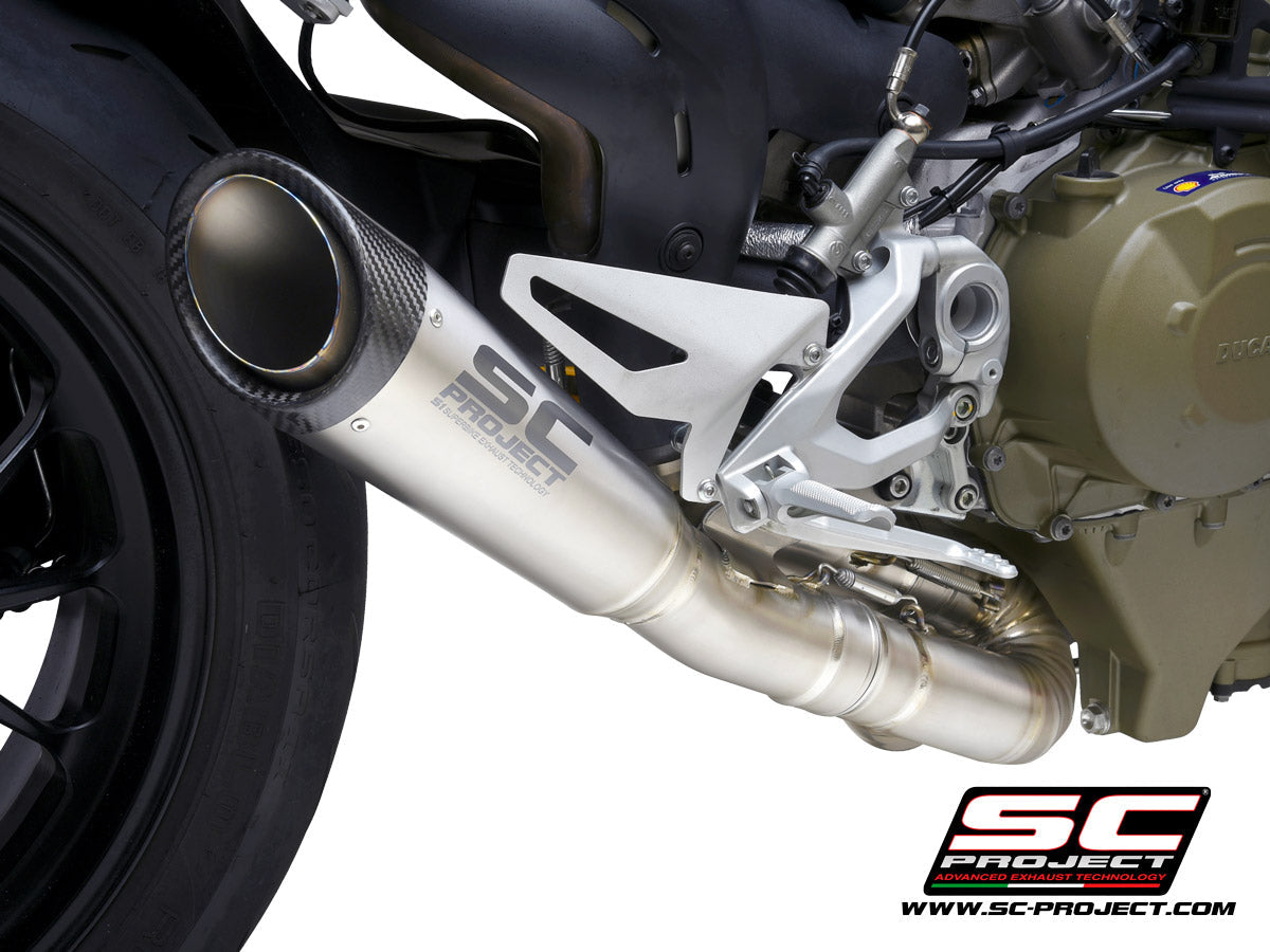 SC Project S1 2-1 Full Exhaust System Ducati Streetfighter V4 2020