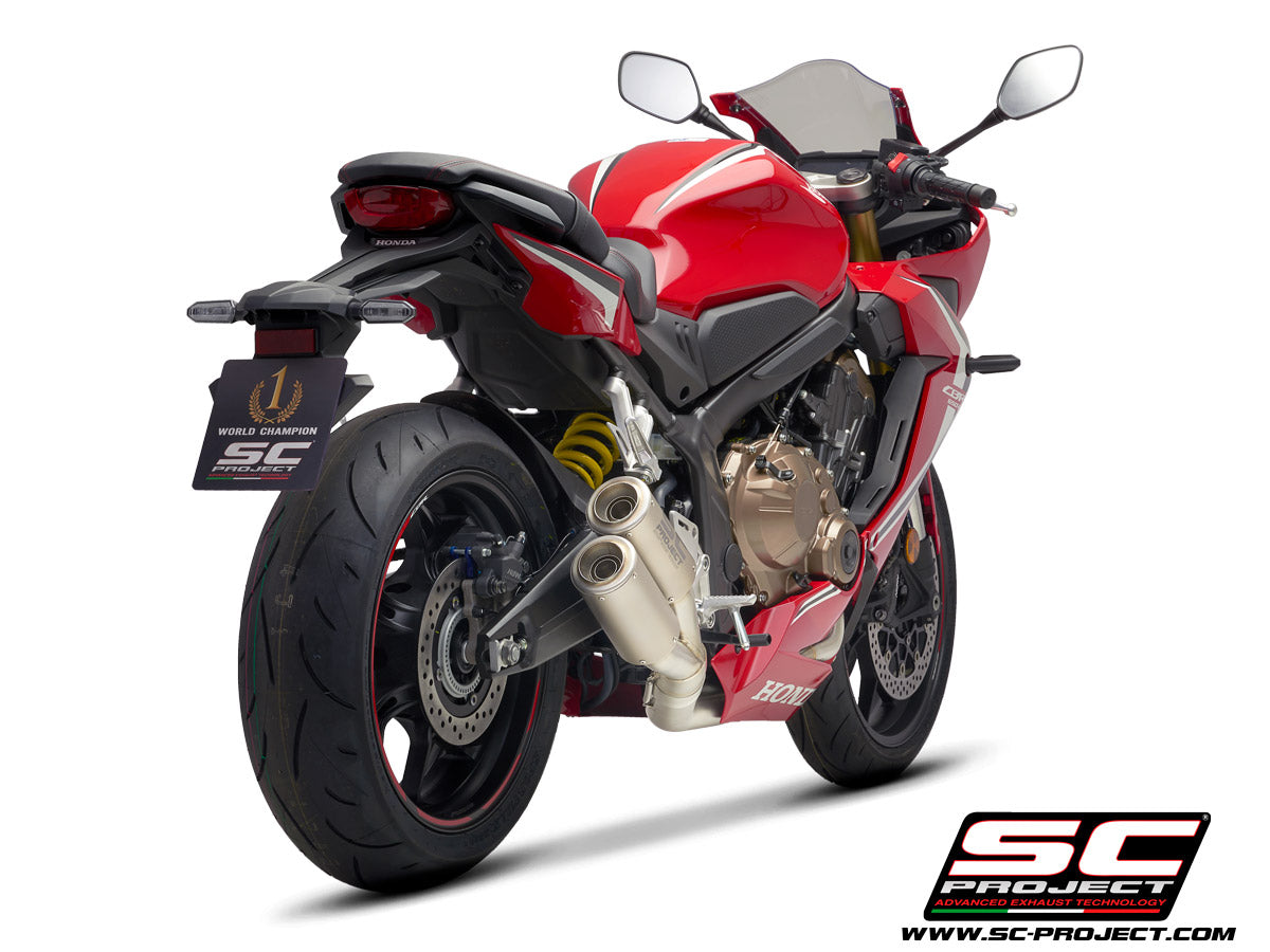 SC Project Twin CR-T Full Exhaust System for Honda CBR 650R 2019-20