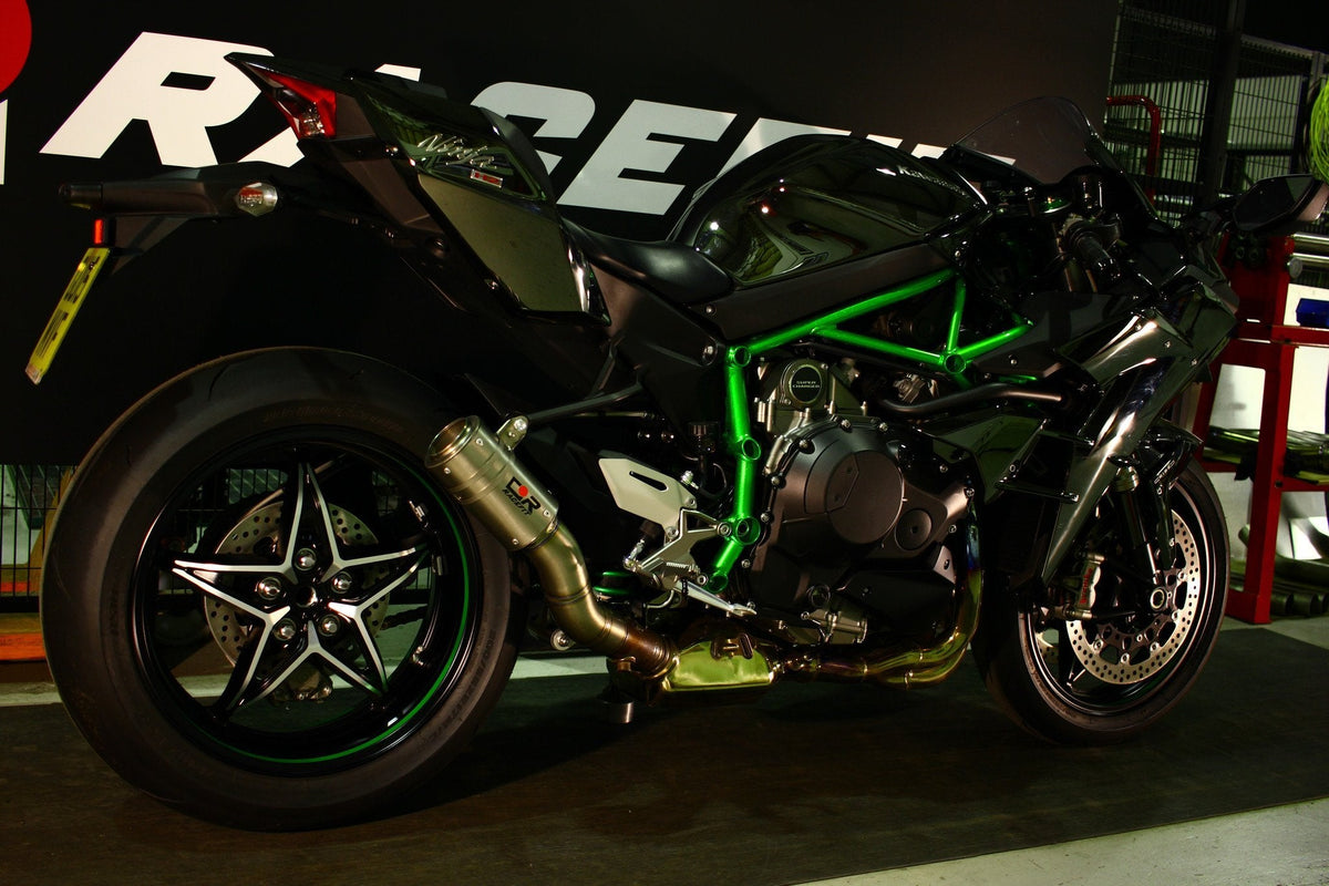 Racefit Black Edition Slip-On Exhaust for Kawasaki Ninja H2