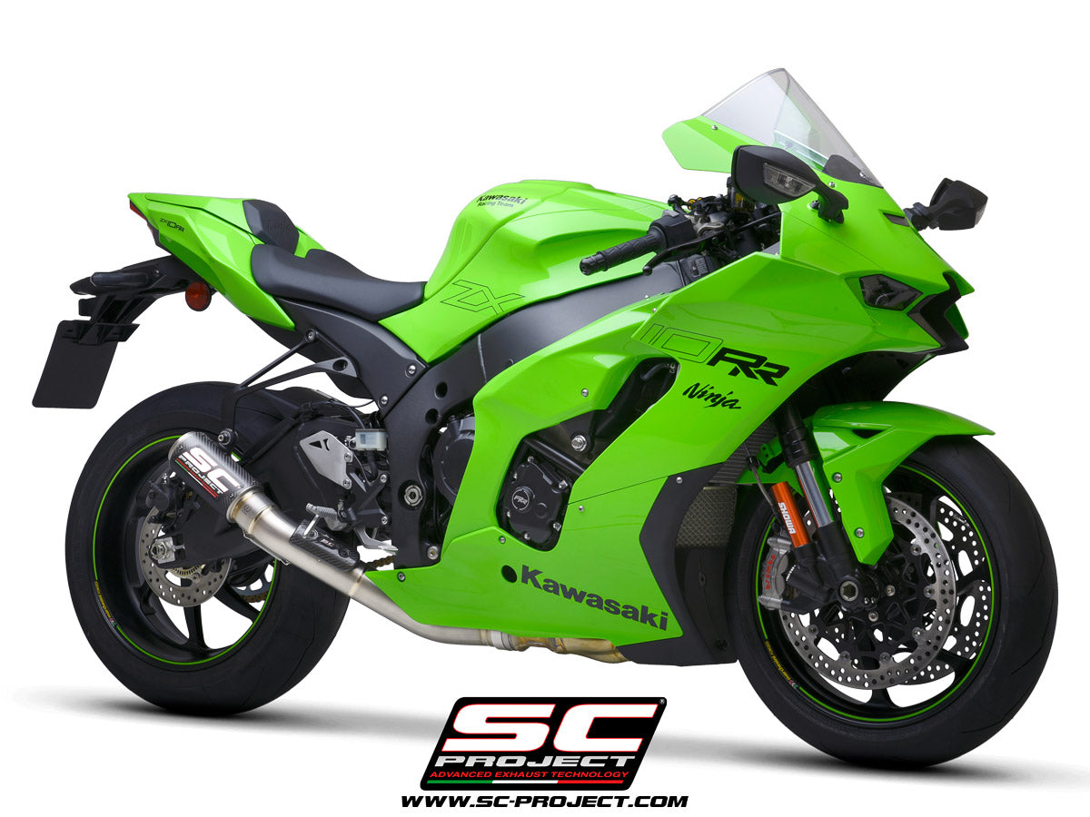 SC Project CR-T Slip-On Exhaust for Kawasaki ZX-10R 2021-23