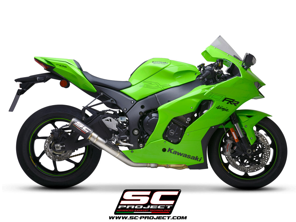 SC Project CR-T Slip-On Exhaust for Kawasaki ZX-10RR 2021-23
