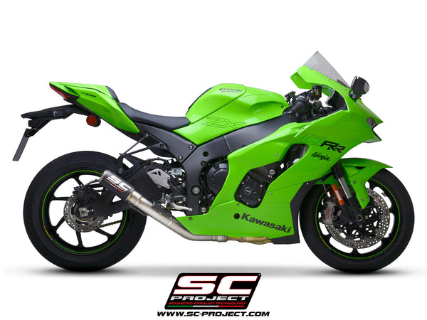 SC Project CR-T Slip-On Exhaust for Kawasaki ZX-10RR 2021-23