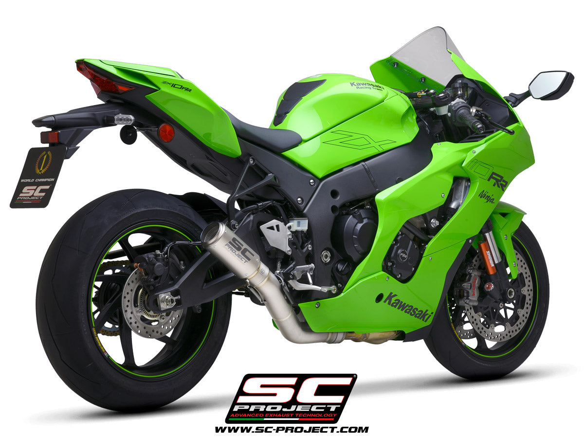 SC Project CR-T Slip-On Exhaust for Kawasaki ZX-10RR 2021-23