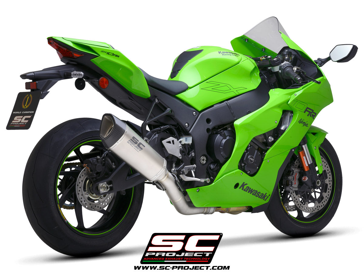 SC Project SC1-R Slip-On Exhaust for Kawasaki ZX-10R 2021-23