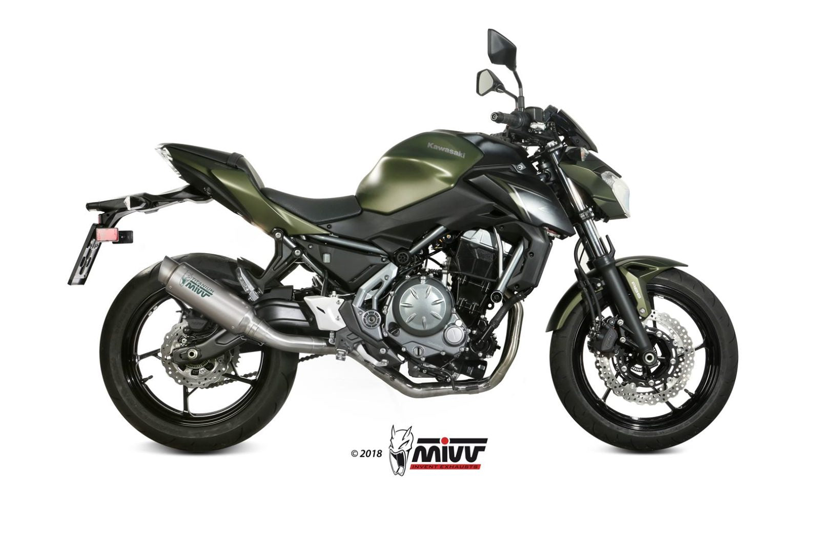 Mivv GP Pro Full Exhaust System for Kawasaki Z650 2017-22