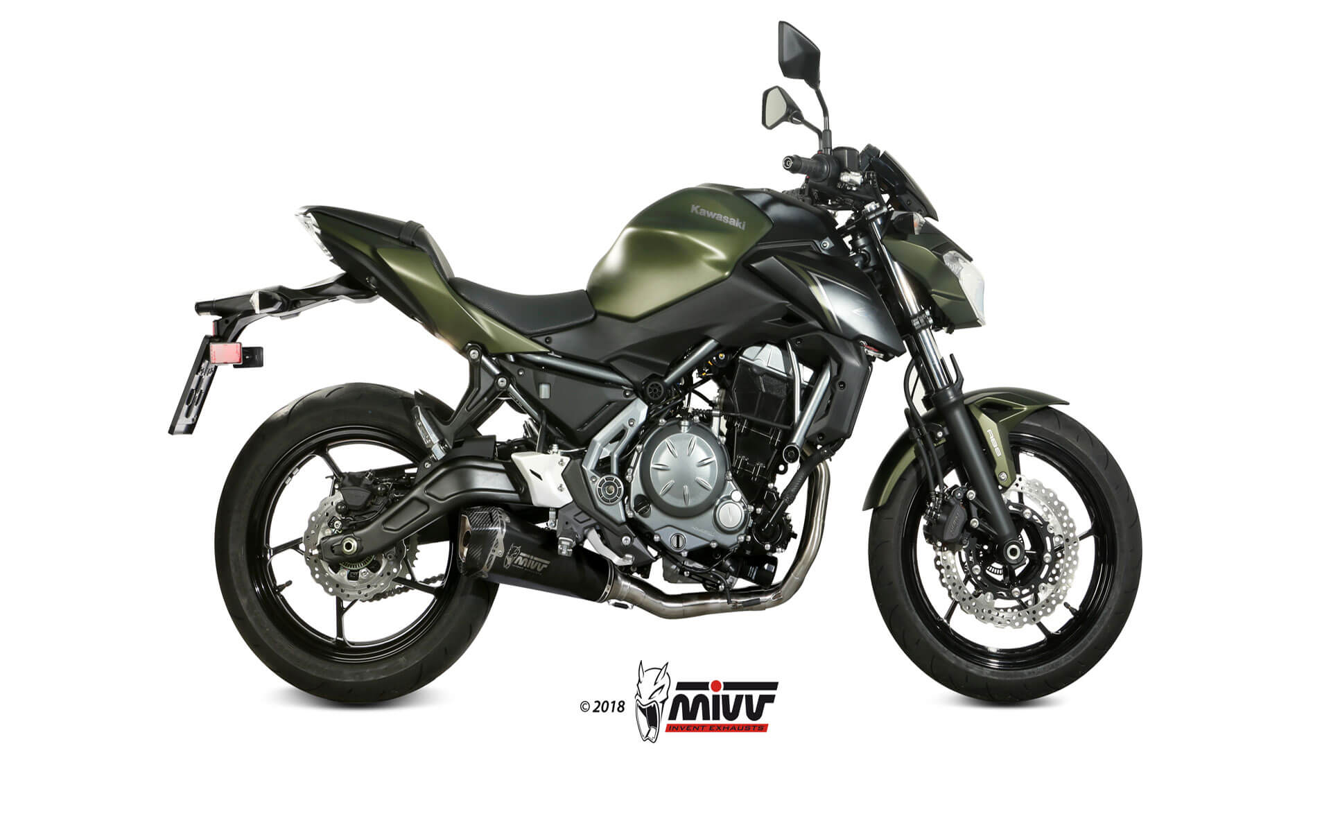 Mivv Delta Race Full Exhaust System for Kawasaki Z650 2017-22