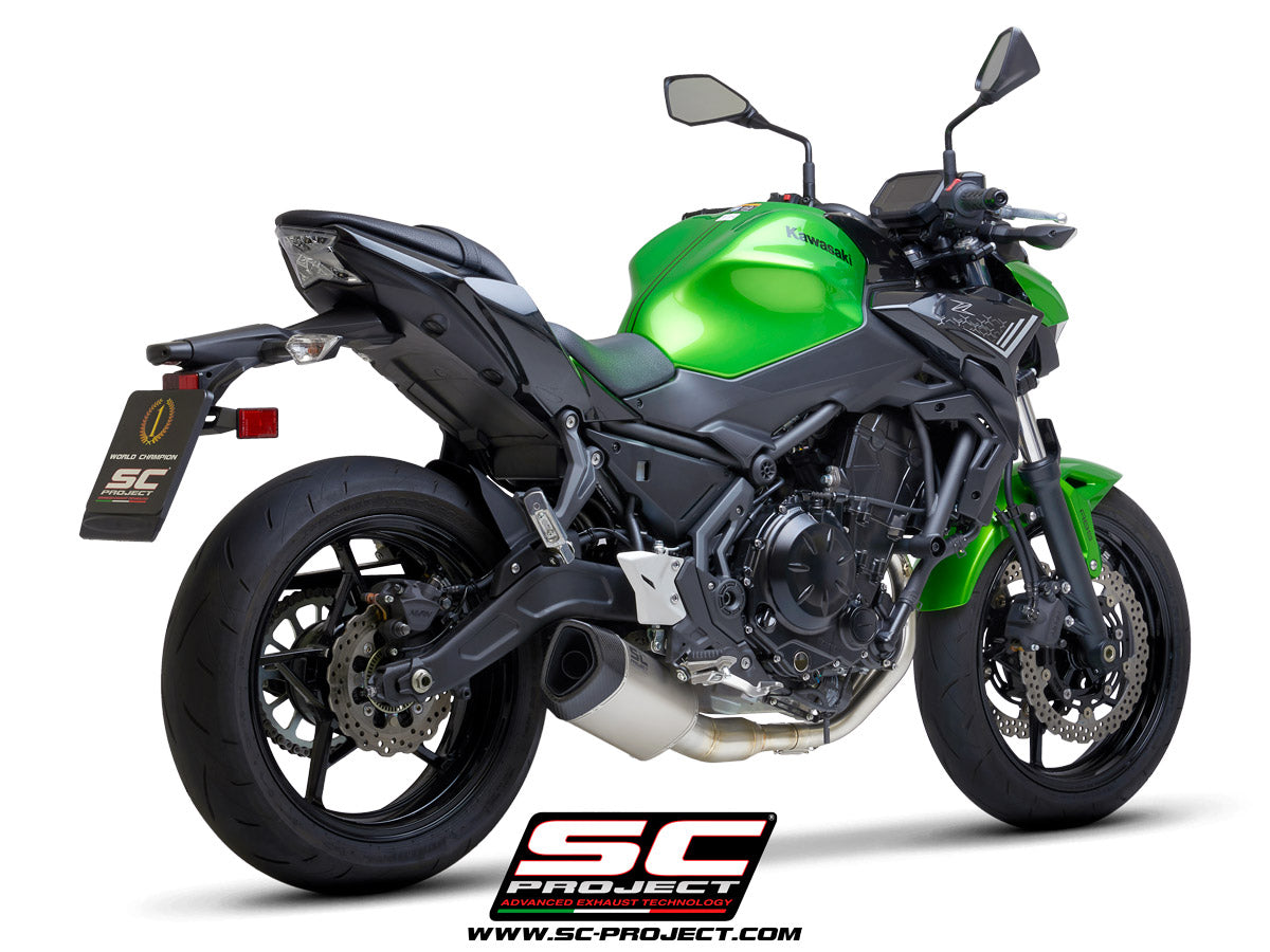 SC Project SC1-R GT Full Exhaust System for Kawasaki Ninja 650 2021-22