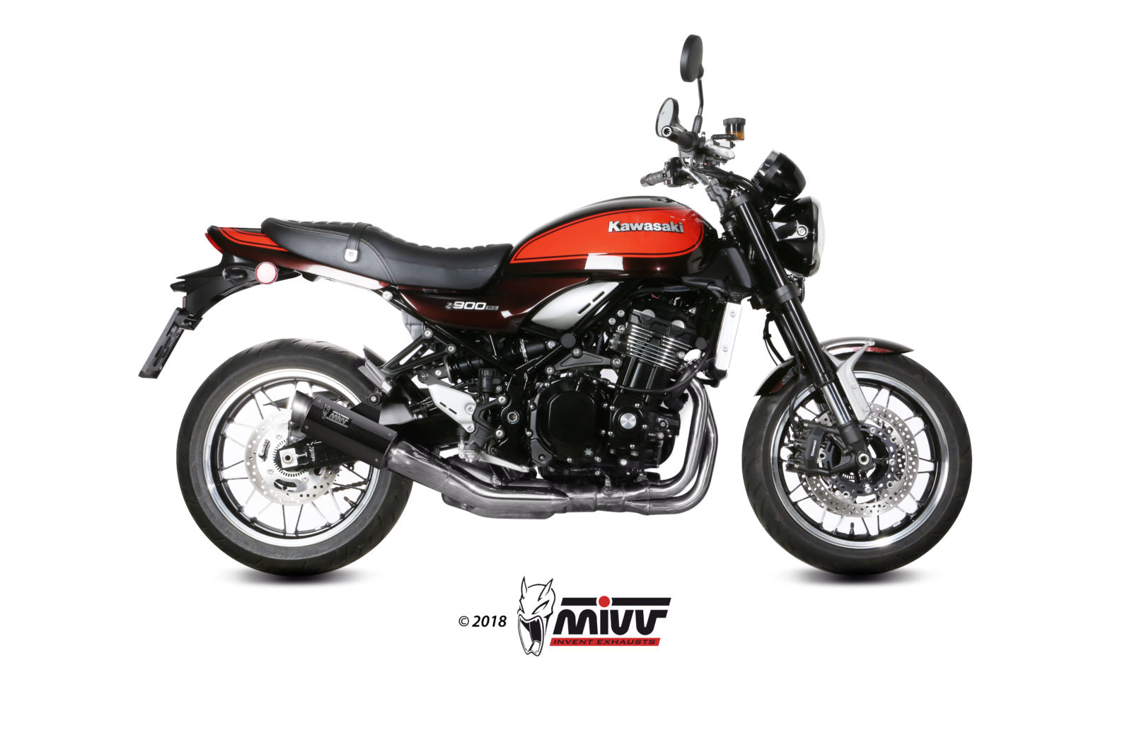 Mivv GP Pro Slip-On Exhaust for Kawasaki Z900RS 2018-22