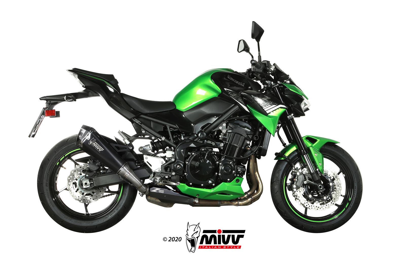 Mivv Delta Race Slip-On Exhaust for Kawasaki Z900 2020-22