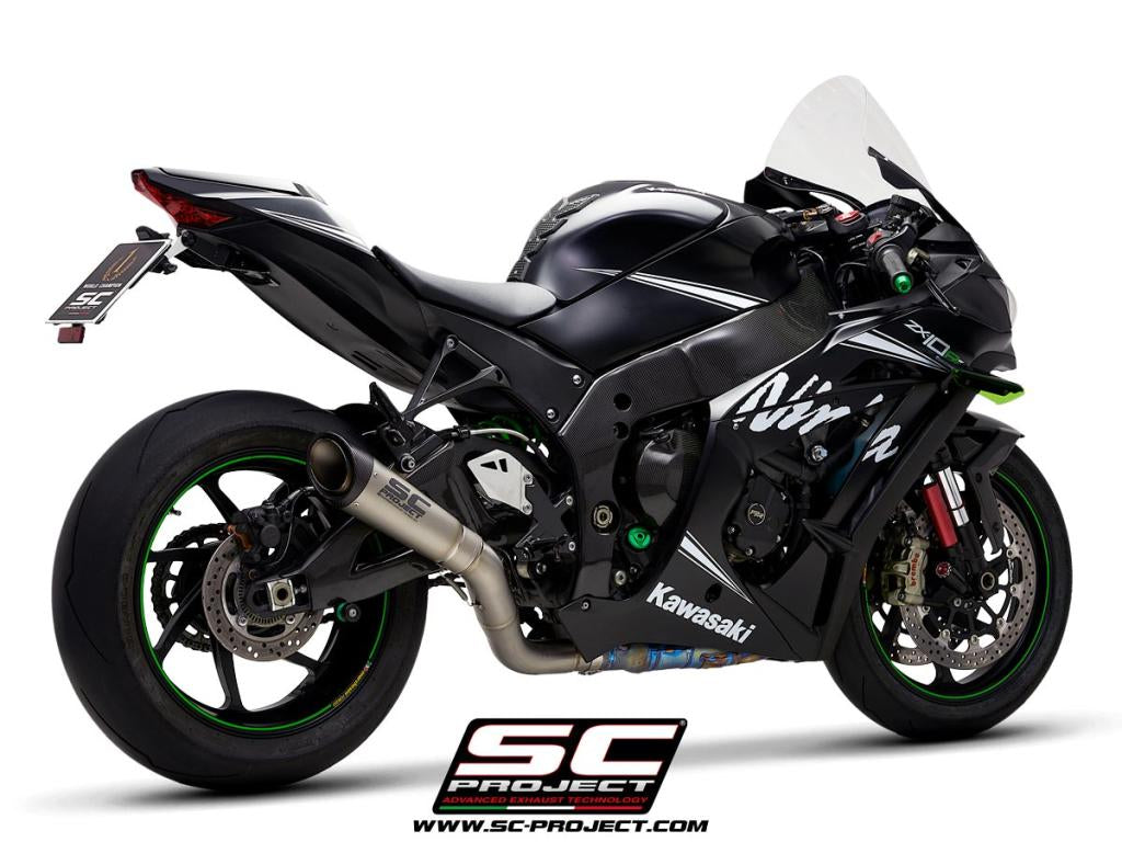 SC Project S1 Slip-On Exhaust for Kawasaki ZX-10R 2016-20
