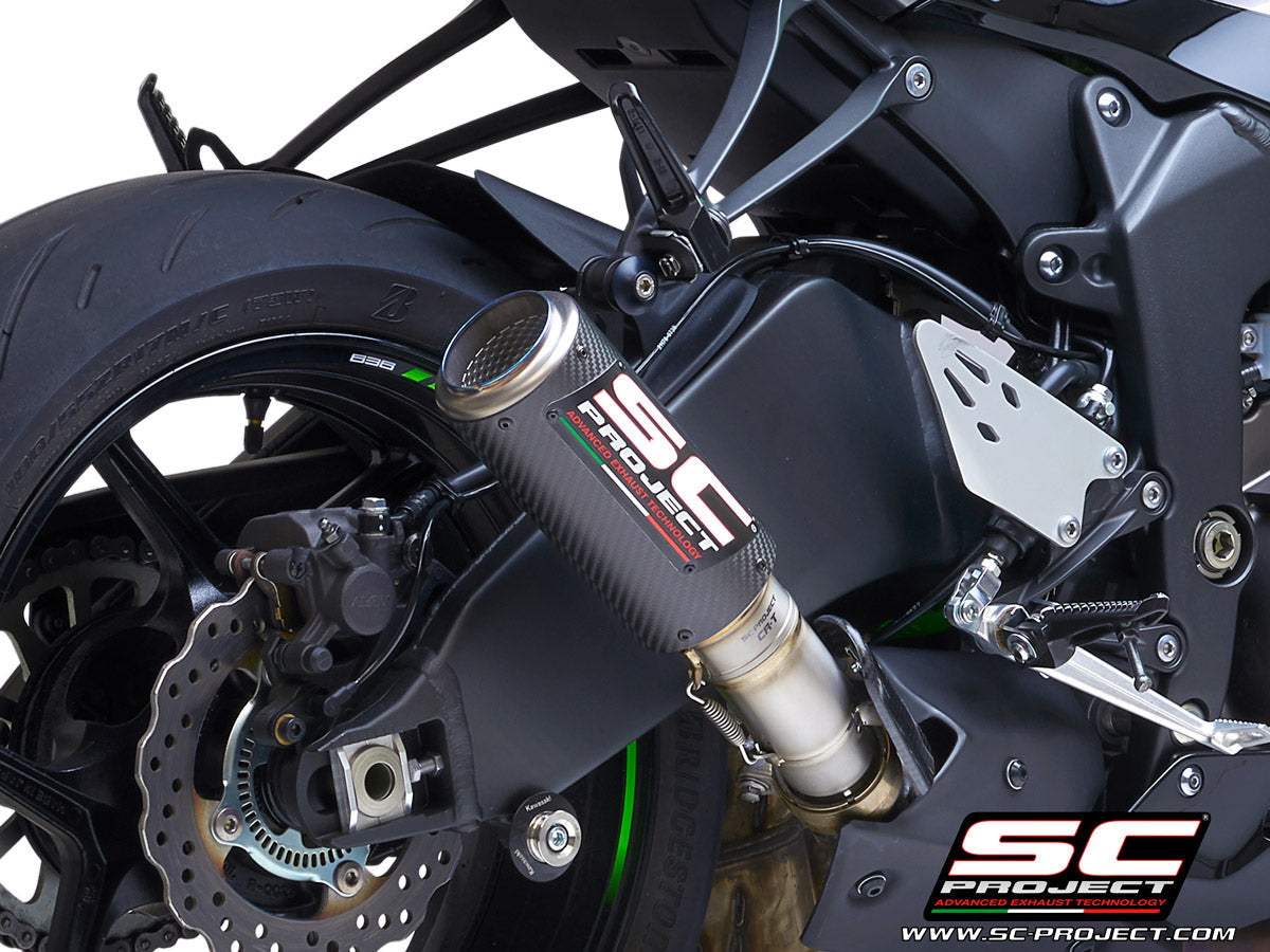 SC Project CR-T Slip-On Exhaust for Kawasaki ZX-6R 2019-21