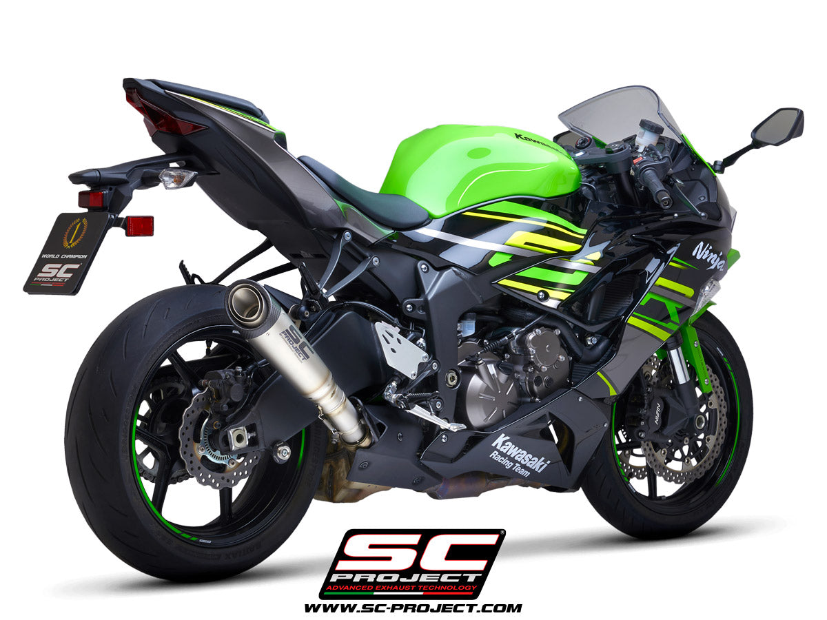 SC Project S1 Slip-On Exhaust For Kawasaki ZX-6R 2019-21