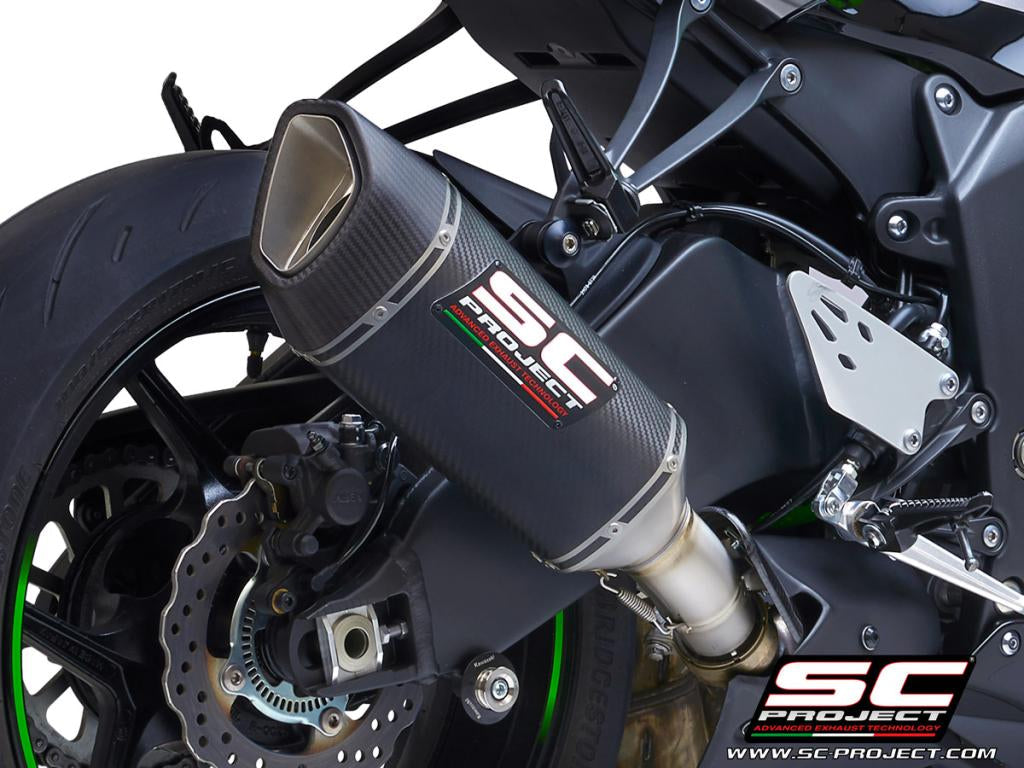 SC Project SC1-R Slip-On Exhaust For Kawasaki ZX-6R 2019-21