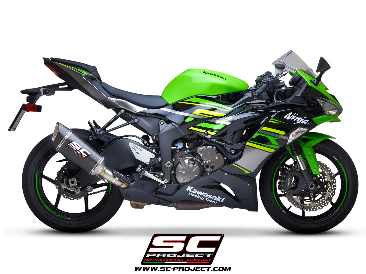 SC Project SC1-R Slip-On Exhaust For Kawasaki ZX-6R 2019-21
