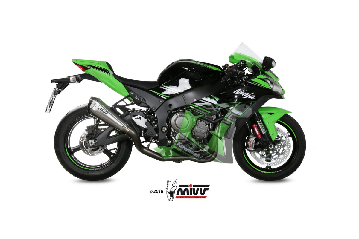 Mivv Stainless Steel Full Exhaust System for Kawasaki ZX-10R 2016-22