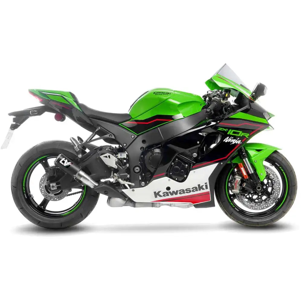 LeoVince LV Corsa Carbon Fiber Slip-On Exhaust for Kawasaki ZX-10R 2021-24