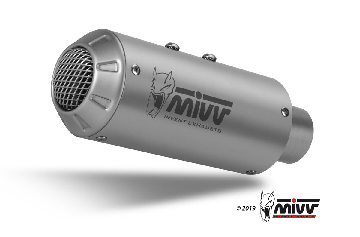 Mivv MK3 Full Exhaust System for Kawasaki Ninja 650 2017-22