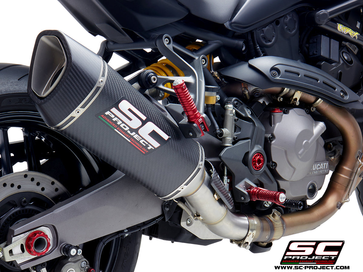 SC Project SC1-R Slip-On Exhaust for Ducati Monster 821 2018-21