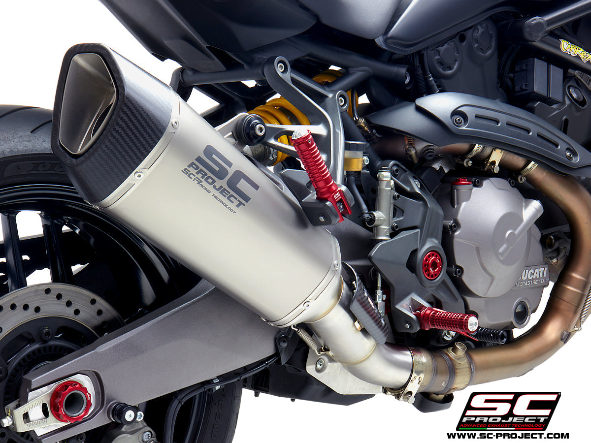 SC Project SC1-R Slip-On Exhaust for Ducati Monster 821 2018-21