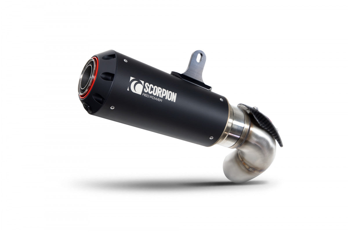 Scorpion Red Power Slip-On Exhaust For Kawasaki Ninja 1000 2020-22