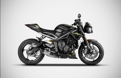 ZARD Conical Slip-on Exhaust for Triumph Street Triple RS