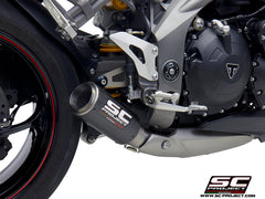 SC Project CR-T Slip-On Exhaust for Triumph Speed Triple RS