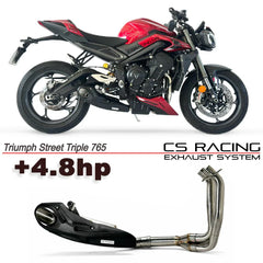 CS Racing Full Exhaust System for Triumph Street Triple RS