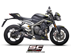 SC Project SC1-R Slip-On Exhaust for Triumph Street Triple RS 2020-22
