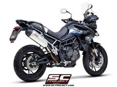 SC Project X-Plorer II Slip-On Exhaust for Triumph Tiger 900 2020-23
