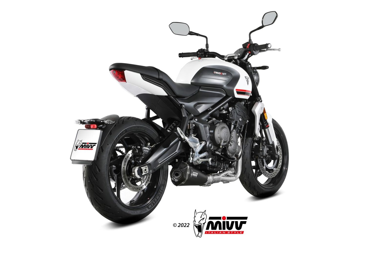 Mivv Delta Race Full Exhaust System for Triumph Trident 660 2021-22