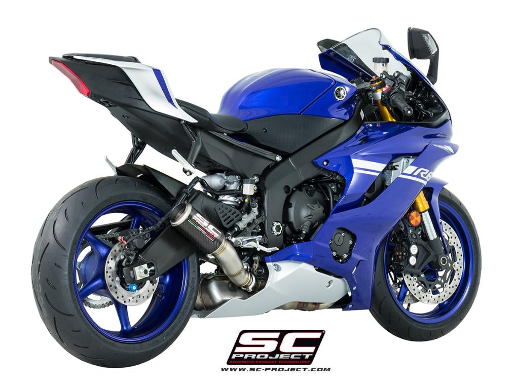 SC Project High Position CR-T Slip-On Exhaust for Yamaha R6