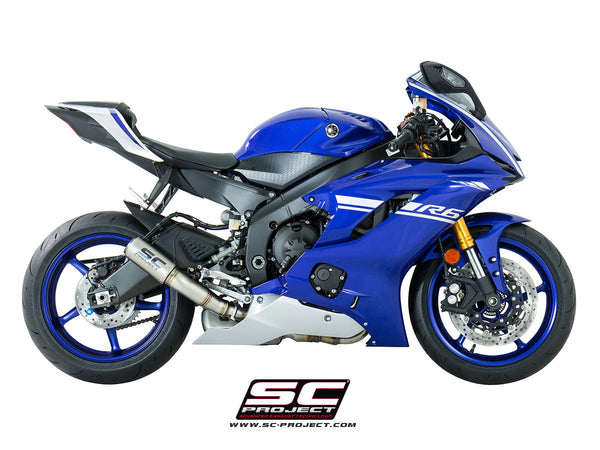 SC Project High Position CR-T Slip-On Exhaust for Yamaha R6