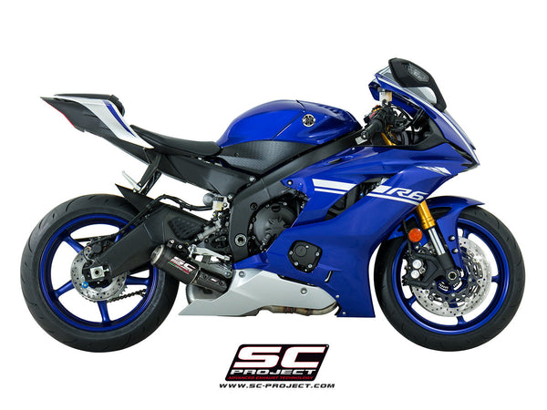 SC Project Low Position CR-T Slip-On Exhaust for Yamaha R6