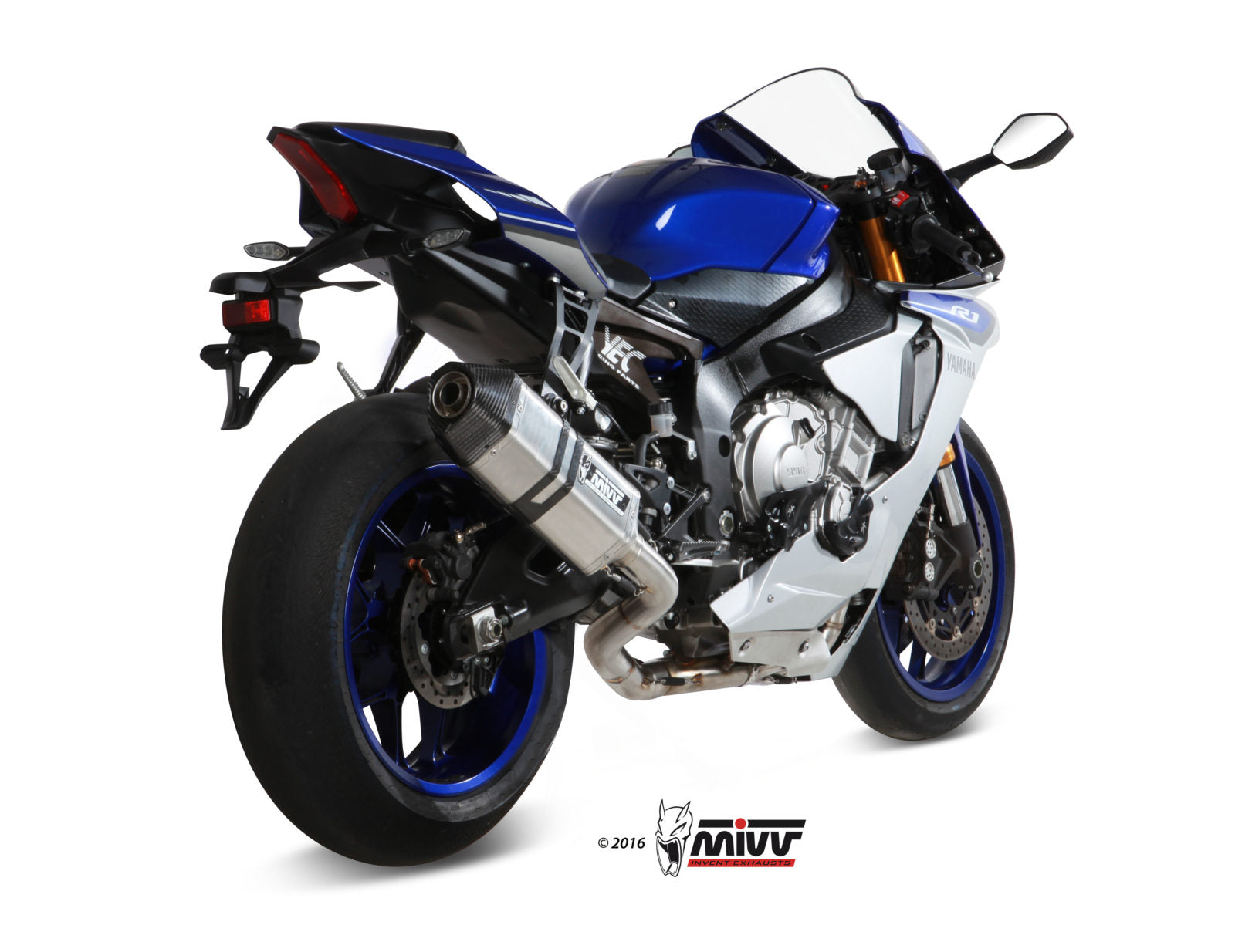 Mivv Titanium Full Exhaust System for Yamaha R1 2015-22