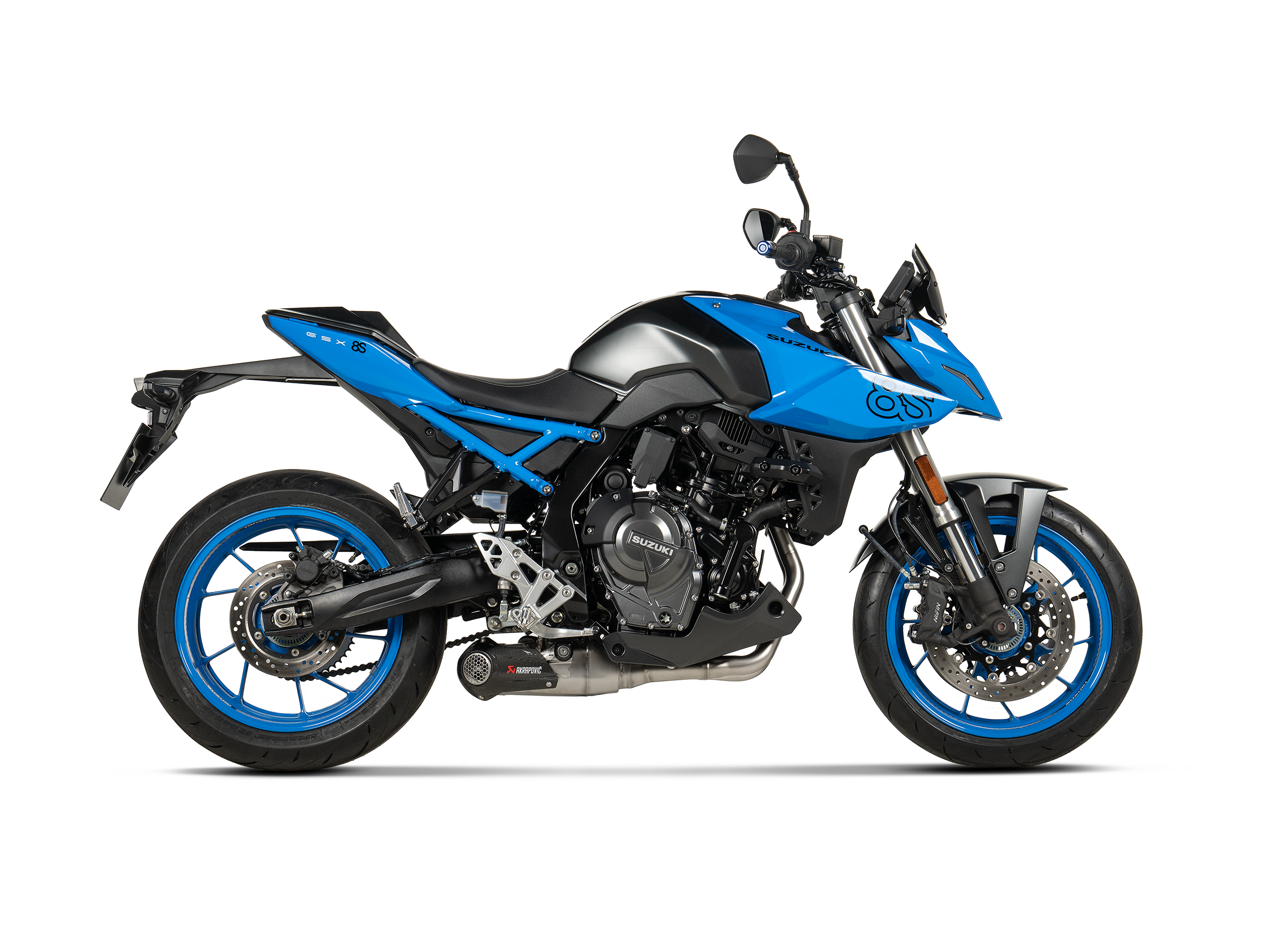 Akrapovic Racing Line Stainless Steel Full Exhaust System for Suzuki GSX-8R